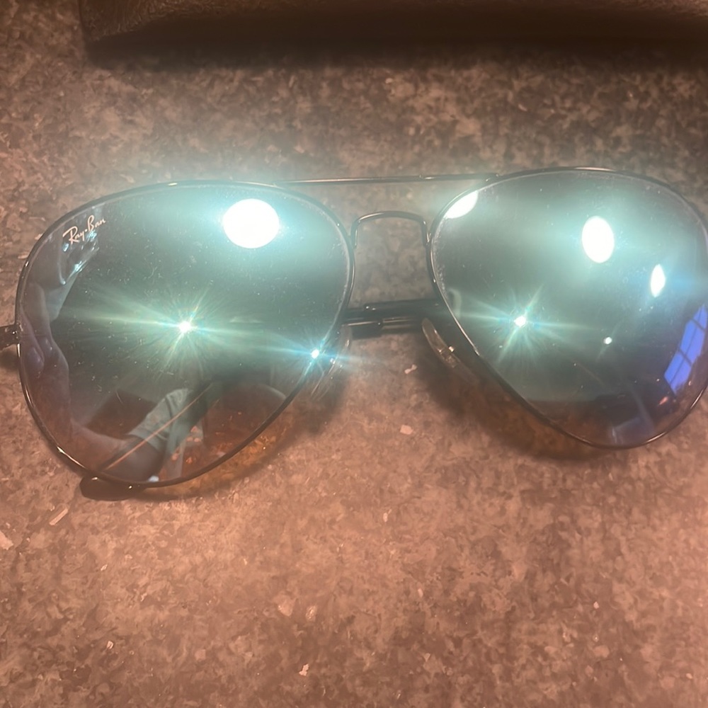 Ray ban sunglasses blue lens